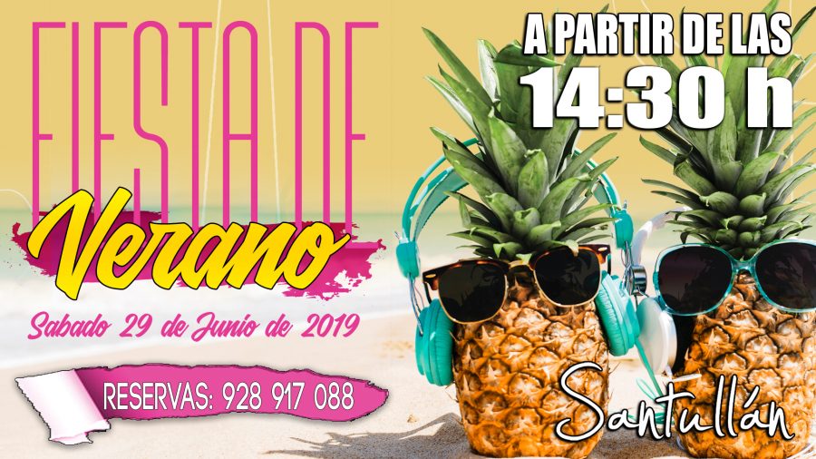 Fiesta Inauguración Oficial del Verano 2019 en Santullán